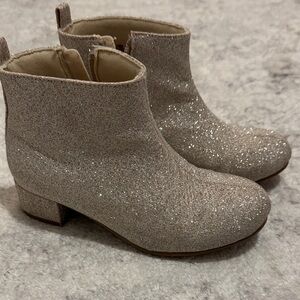 Girls size 1 Sparkly Kids Ankle Boots